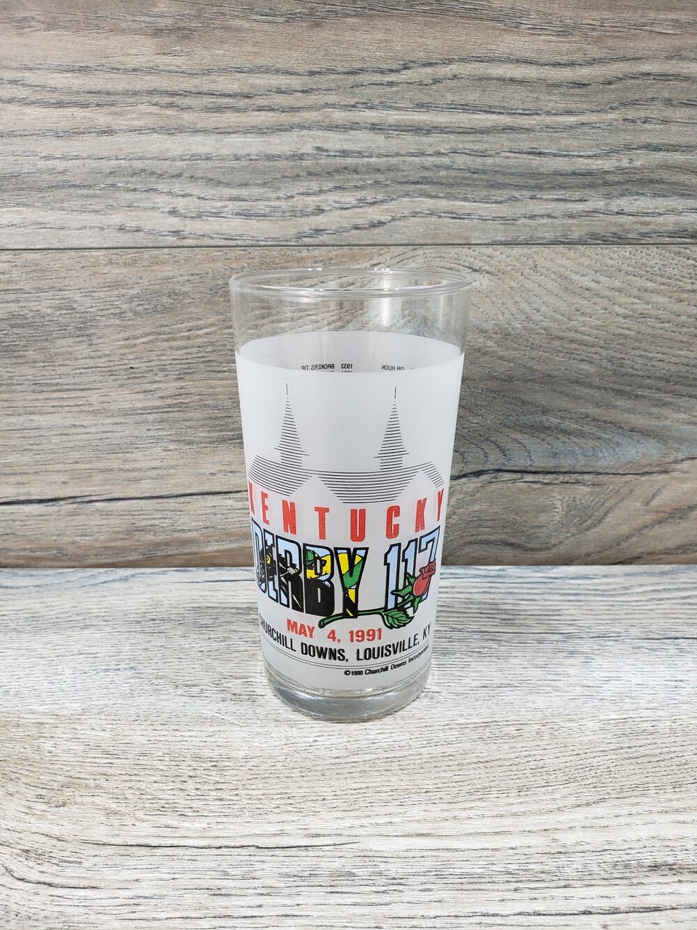 Kentucky Derby 117 1991 Official Julep Drinking Glass
